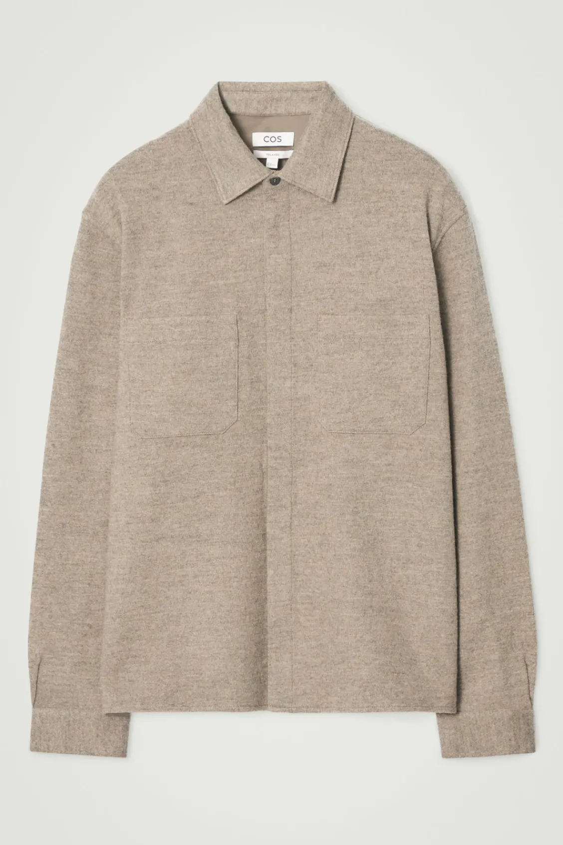 COS RELAXED BOILED-WOOL OVERSHIRT- Matching Sets | Shirts