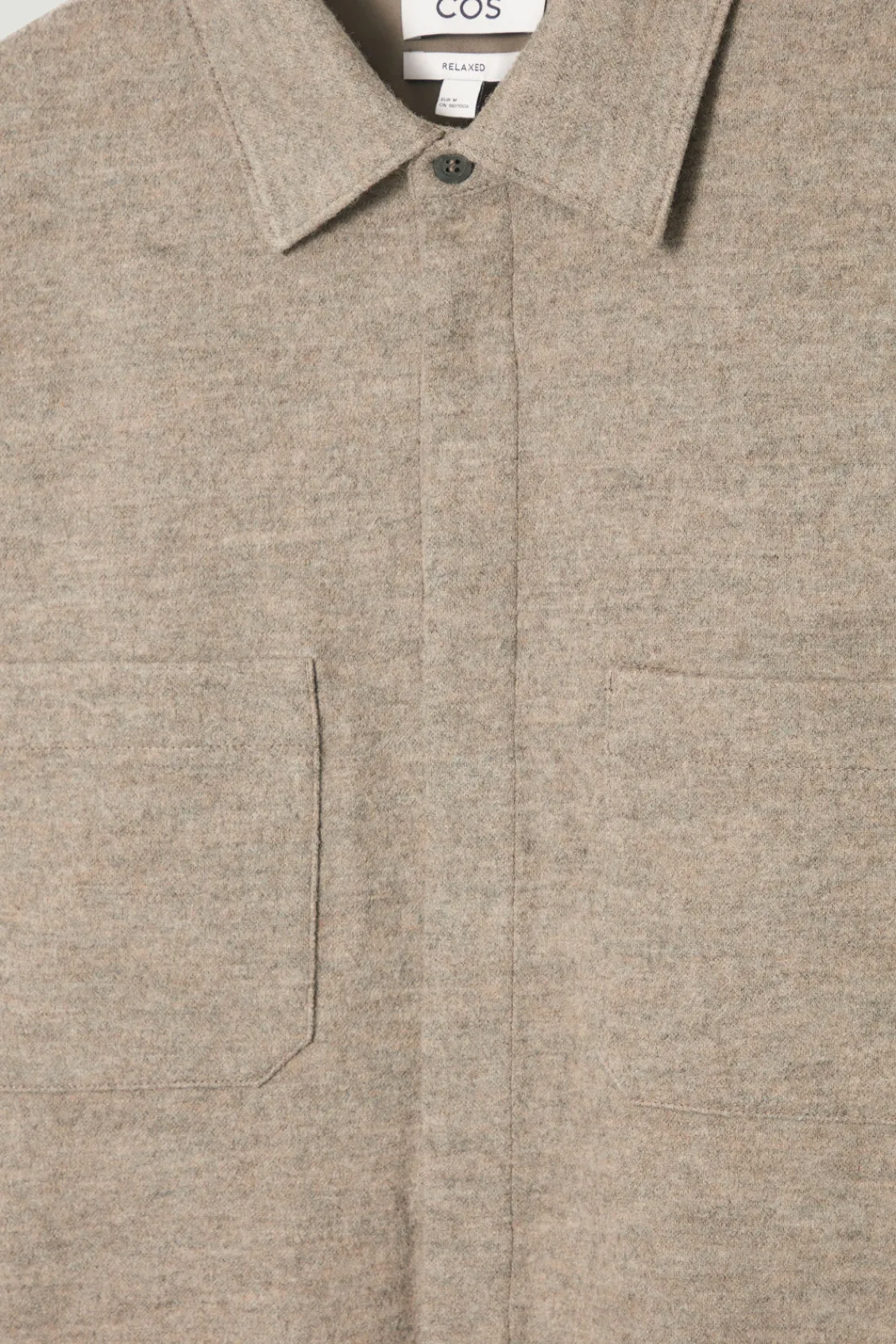 COS RELAXED BOILED-WOOL OVERSHIRT- Matching Sets | Shirts
