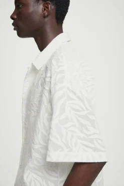 COS RELAXED BRODERIE-ANGLAISE COTTON SHIRT- Shirts