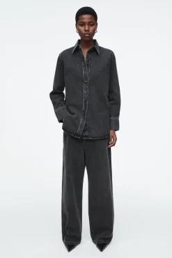 COS RELAXED DENIM SHIRT-Women Shirts & Blouses | Tops