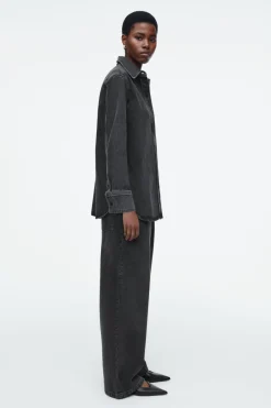 COS RELAXED DENIM SHIRT-Women Shirts & Blouses | Tops