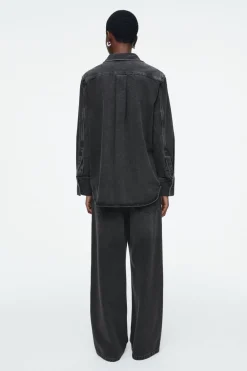 COS RELAXED DENIM SHIRT-Women Shirts & Blouses | Tops