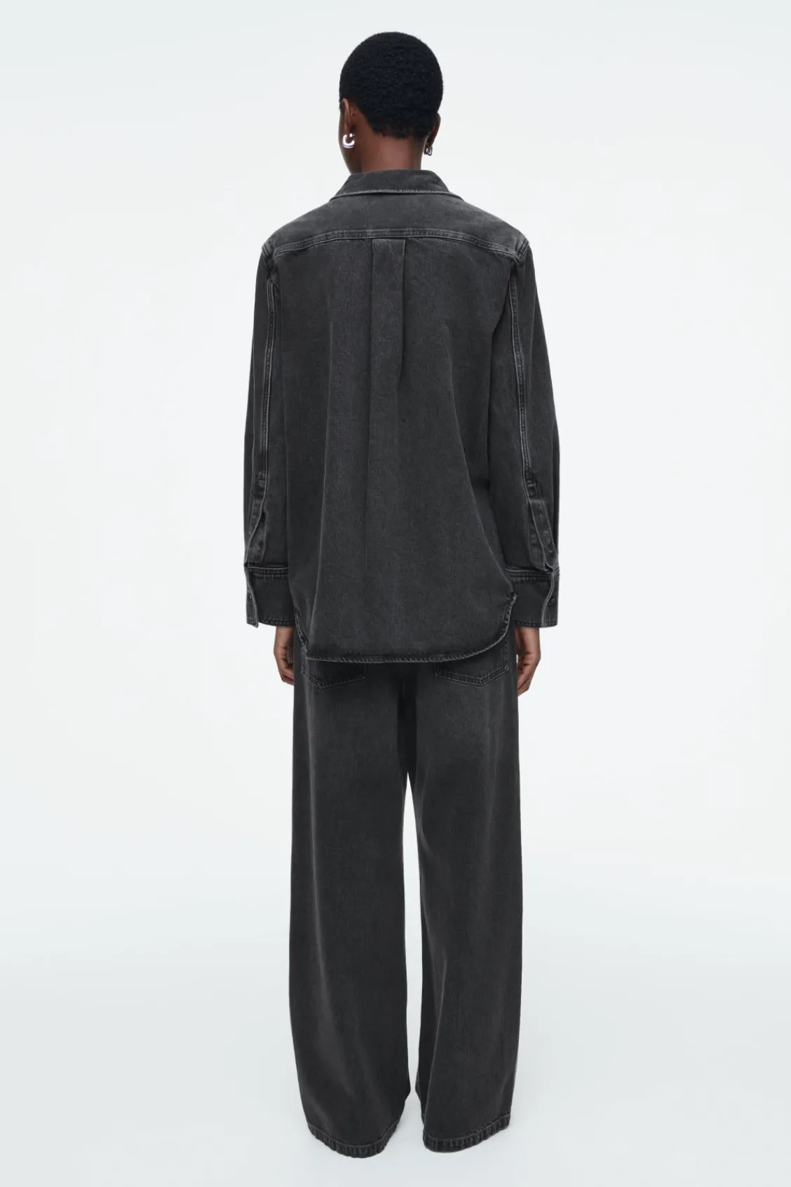 COS RELAXED DENIM SHIRT-Women Shirts & Blouses | Tops