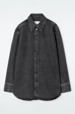 COS RELAXED DENIM SHIRT-Women Shirts & Blouses | Tops