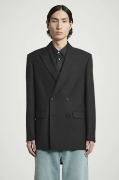 COS RELAXED DOUBLE-BREASTED WOOL BLAZER- Suits & Tailoring | Coats & Jackets