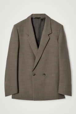 COS RELAXED DOUBLE-BREASTED WOOL-BLEND BLAZER- Coats & Jackets | Suits & Tailoring