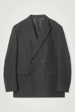 COS RELAXED DOUBLE-BREASTED WOOL BLAZER- Suits & Tailoring | Coats & Jackets