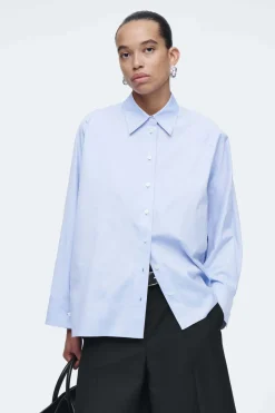 COS RELAXED DOUBLE-CUFF SHIRT-Women Shirts & Blouses | Tops