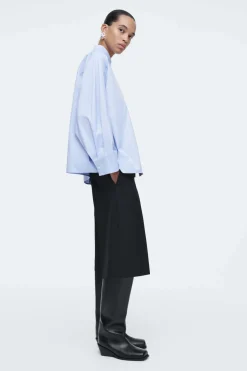 COS RELAXED DOUBLE-CUFF SHIRT-Women Shirts & Blouses | Tops