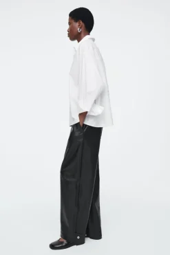 COS RELAXED DOUBLE-CUFF SHIRT-Women Tops | Shirts & Blouses