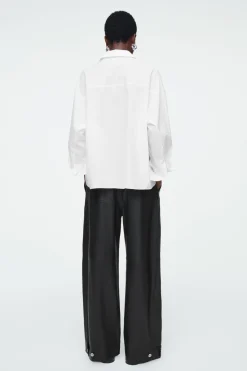 COS RELAXED DOUBLE-CUFF SHIRT-Women Tops | Shirts & Blouses