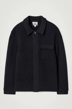 COS RELAXED DOUBLE-FACED WOOL OVERSHIRT- Shirts | Coats & Jackets