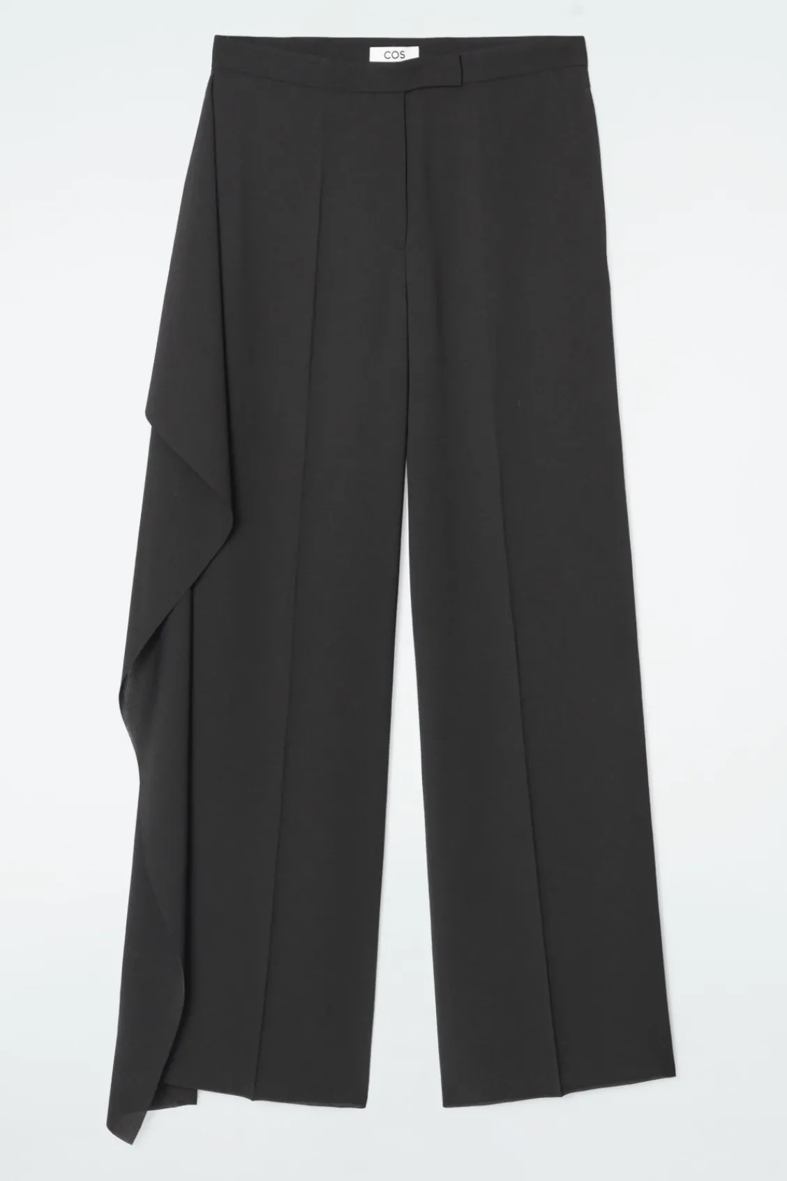 COS RELAXED DRAPED STRAIGHT-LEG PANTS-Women Pants