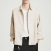 COS RELAXED DRAWSTRING COTTON SHIRT- Shirts