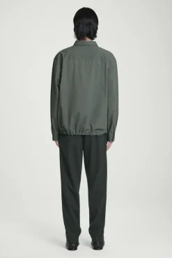COS RELAXED DRAWSTRING COTTON SHIRT- Shirts