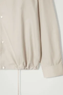 COS RELAXED DRAWSTRING COTTON SHIRT- Shirts