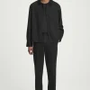 COS RELAXED ELASTICATED PINSTRIPED TROUSERS- Matching Sets | Pants