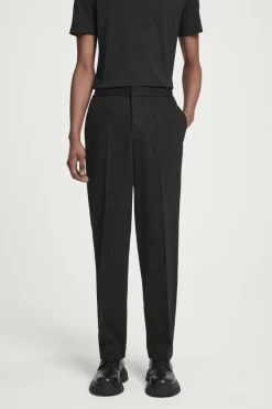 COS RELAXED ELASTICATED PINSTRIPED TROUSERS- Matching Sets | Pants
