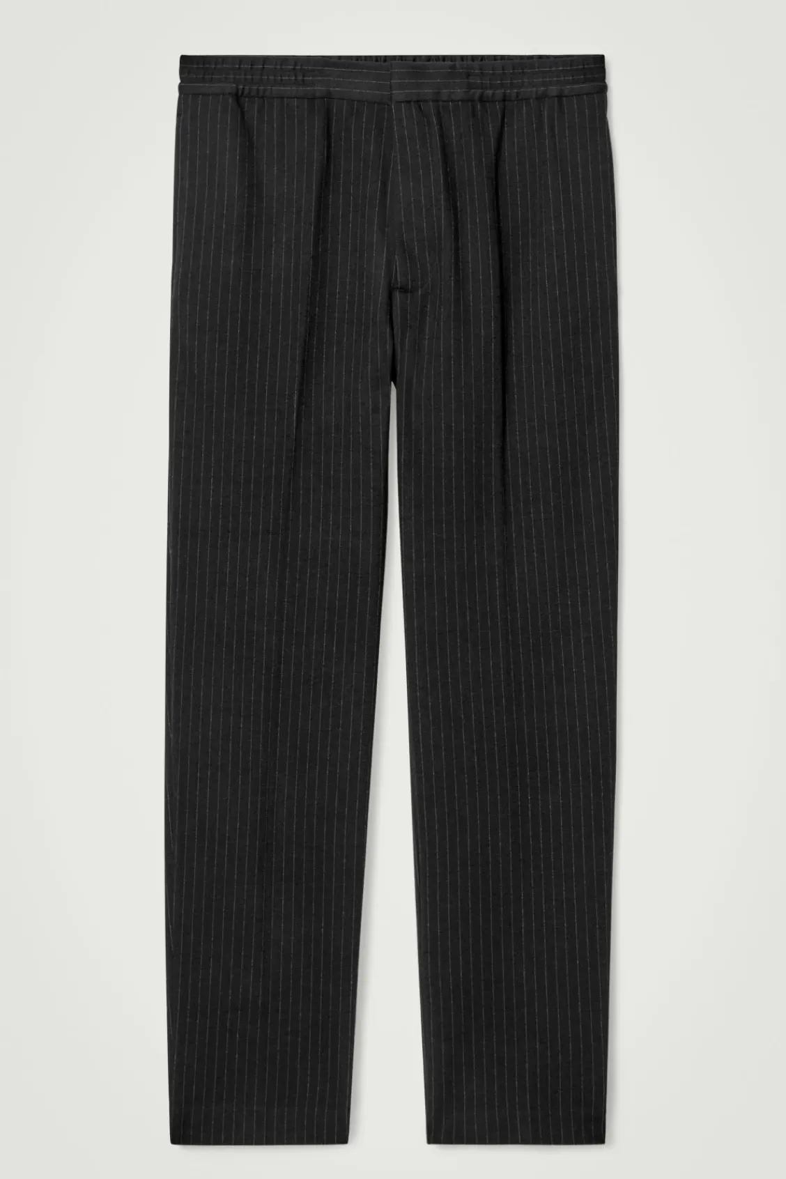 COS RELAXED ELASTICATED PINSTRIPED TROUSERS- Matching Sets | Pants