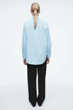 COS RELAXED EMBELLISHED SHIRT-Women Shirts & Blouses | Tops