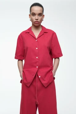 COS RELAXED FADED RESORT SHIRT-Women Shirts & Blouses | Tops