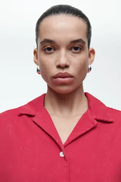 COS RELAXED FADED RESORT SHIRT-Women Shirts & Blouses | Tops