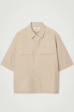 COS RELAXED FLAP-POCKET UTILITY SHIRT- Shirts