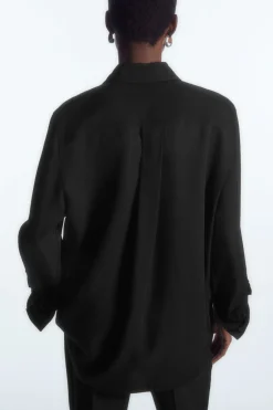 COS RELAXED FLUID SHIRT-Women Shirts & Blouses | Tops