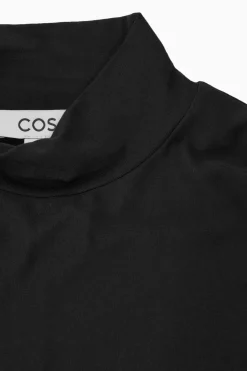 COS RELAXED LONG-SLEEVED ROLL-NECK TOP-Women Tops