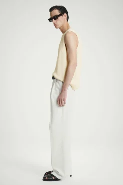 COS RELAXED MÉLANGE-KNIT COTTON TANK- T-Shirts | Sweaters & Cardigans