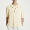COS RELAXED MÉLANGE-KNIT SHIRT- Sweaters & Cardigans | Shirts