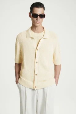 COS RELAXED MÉLANGE-KNIT SHIRT- Sweaters & Cardigans | Shirts