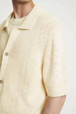 COS RELAXED MÉLANGE-KNIT SHIRT- Sweaters & Cardigans | Shirts