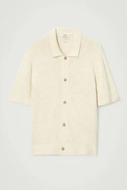 COS RELAXED MÉLANGE-KNIT SHIRT- Sweaters & Cardigans | Shirts