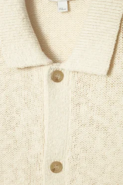COS RELAXED MÉLANGE-KNIT SHIRT- Sweaters & Cardigans | Shirts