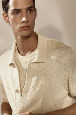 COS RELAXED MÉLANGE-KNIT SHIRT- Sweaters & Cardigans | Shirts
