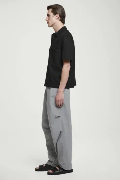 COS RELAXED SEERSUCKER COTTON ZIPPED SHIRT- Matching Sets | Shirts