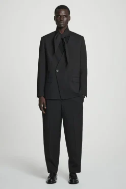 COS RELAXED SHAWL-COLLAR WOOL-HOPSACK BLAZER- Suits & Tailoring | Coats & Jackets