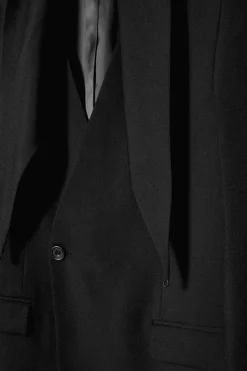 COS RELAXED SHAWL-COLLAR WOOL-HOPSACK BLAZER- Suits & Tailoring | Coats & Jackets
