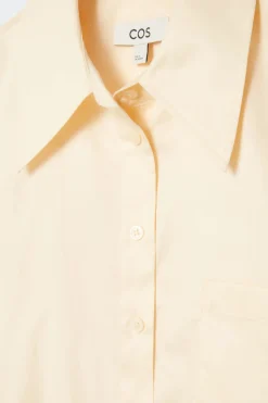 COS RELAXED SHORT-SLEEVED COTTON SHIRT-Women Shirts & Blouses | Tops