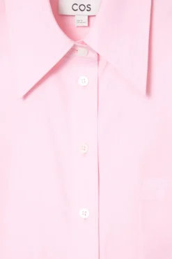 COS RELAXED SHORT-SLEEVED COTTON SHIRT-Women Shirts & Blouses | Tops