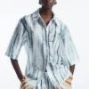 COS RELAXED SHORT-SLEEVED SHIRT-Women Shirts & Blouses | Tops