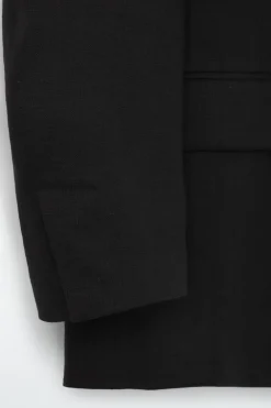 COS RELAXED SINGLE-BREASTED LINEN BLAZER-Women Coats & Jackets