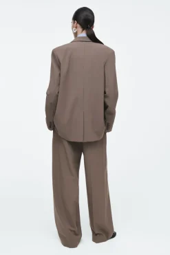 COS RELAXED SINGLE-BREASTED WOOL-BLEND BLAZER-Women Vests & Tailoring | Coats & Jackets