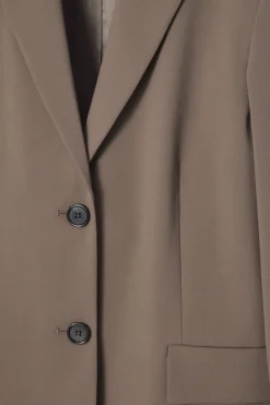 COS RELAXED SINGLE-BREASTED WOOL-BLEND BLAZER-Women Vests & Tailoring | Coats & Jackets