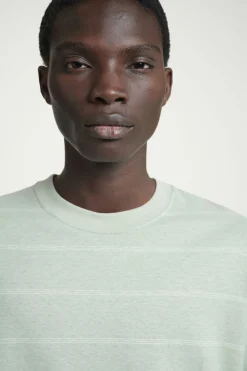 COS RELAXED STRIPED HEMP-JERSEY T-SHIRT- T-Shirts