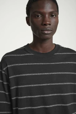 COS RELAXED STRIPED HEMP-JERSEY T-SHIRT- T-Shirts
