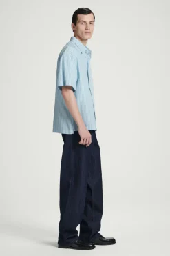 COS RELAXED STRIPED SHORT-SLEEVED SHIRT- Shirts