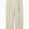 COS RELAXED TAILORED WIDE-LEG PANTS-Women Pants