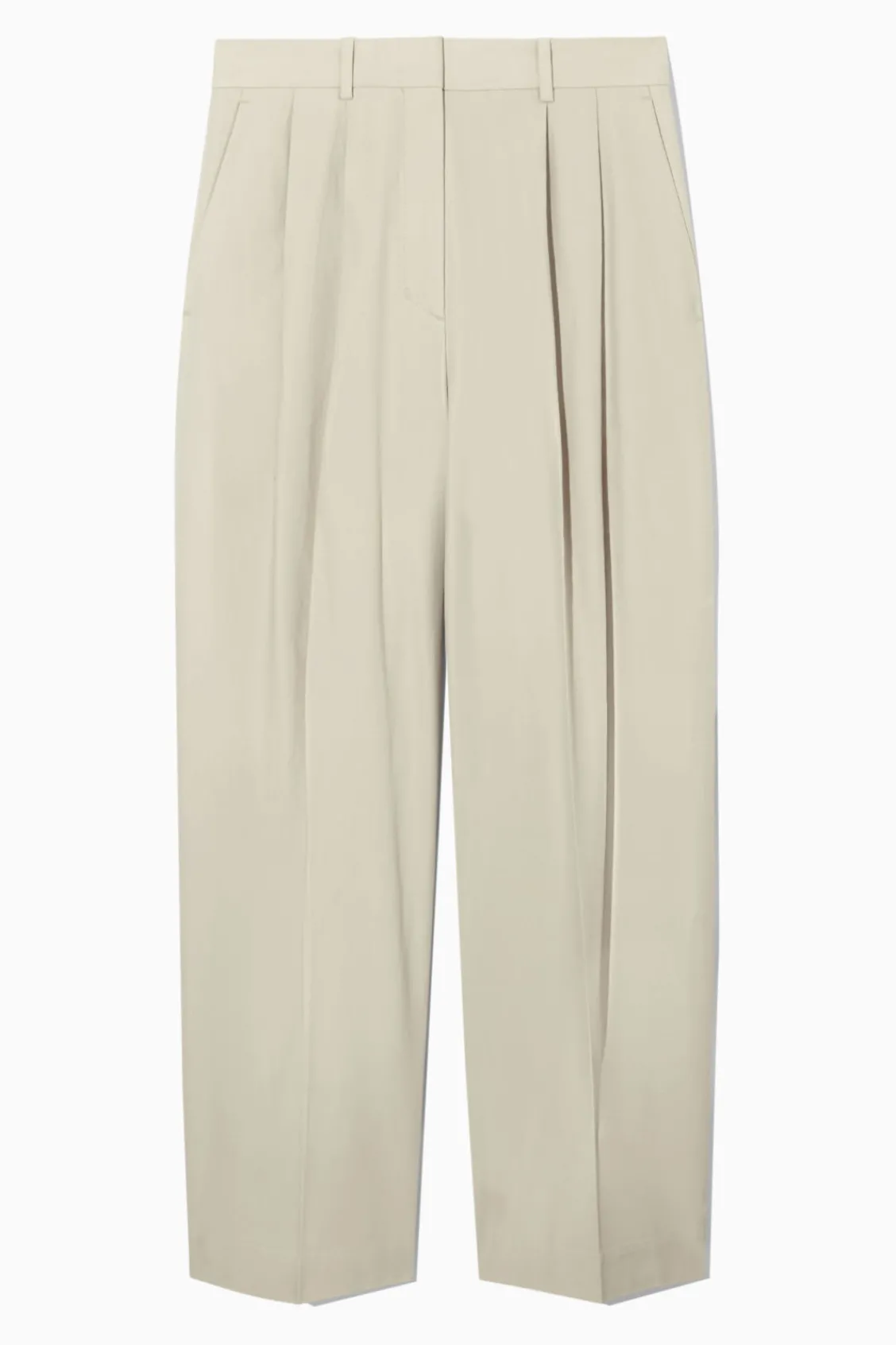 COS RELAXED TAILORED WIDE-LEG PANTS-Women Pants